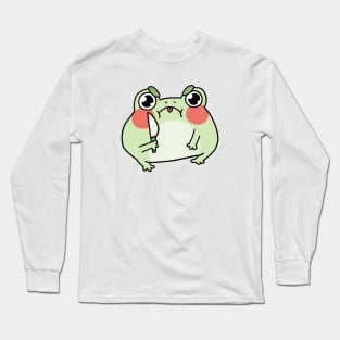 Angy frog Long Sleeve T-Shirt